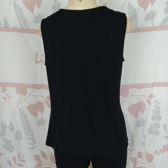 Liz Claiborne Career black top Size Large - Picture 4 of 6